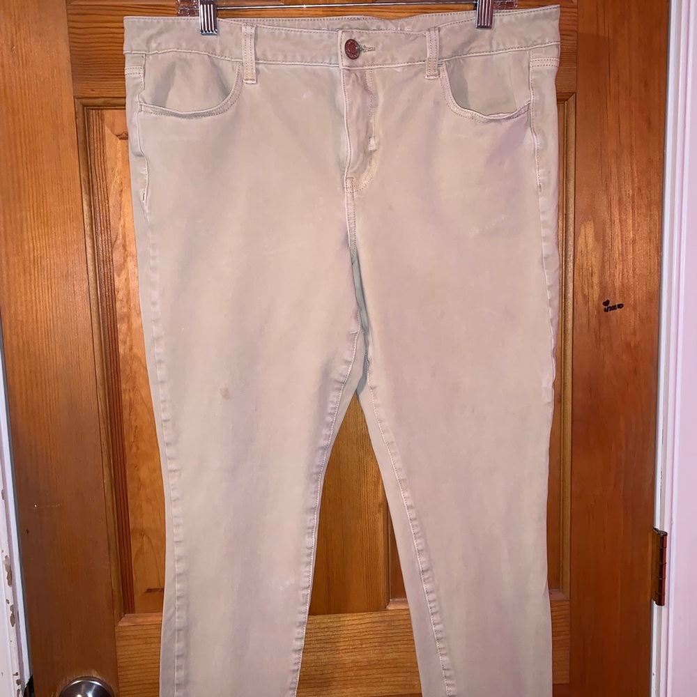 Peachy Colored Jeggings